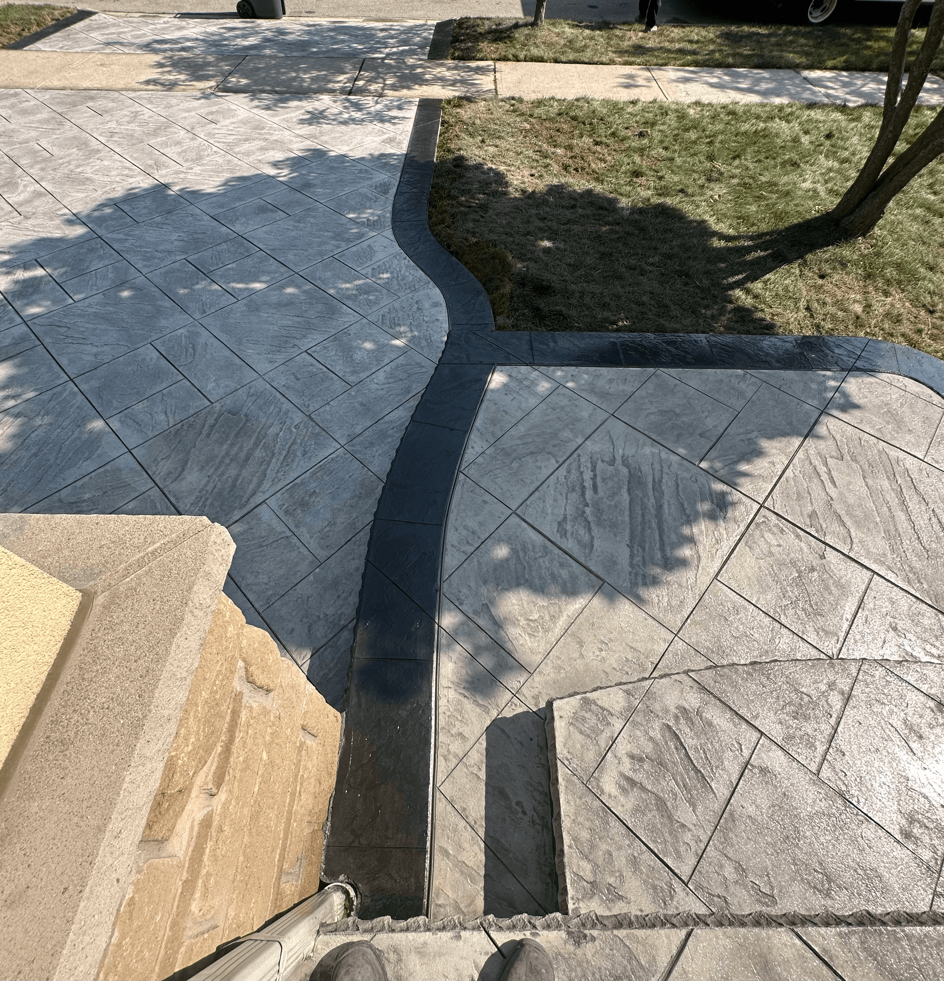 Textured Walkway